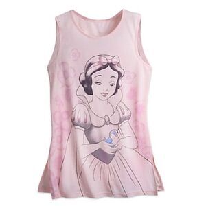 Disney Tank Tee For Women Shirt - Snow White - Rhinestones Water-Color